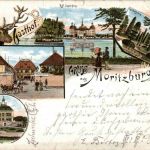 Gruss aus Moritzburg - Litho
