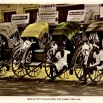 Ceylon - Group of Rickshaws - Colombo