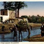 Cairo - Village opposite the pyramids
