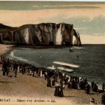 Etretat - Depart d un Aviateur