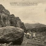 La lit actuel de la Riviere Blanche