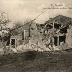St. Souplet - Durch eine Granate zerstörtes Haus