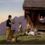 Alm mit Ziegen Goat