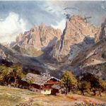 Der Wilde Kaiser - Künstlerkarte Harison Cumpton