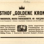 Innsbruck - Gasthof Goldene Krone