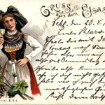 Gruss aus dem Elsass - Litho