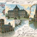Gruss aus Strassburg - Litho