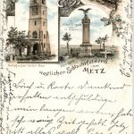 Gruss aus Metz - Litho