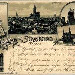 Gruss aus Strassburg - Litho