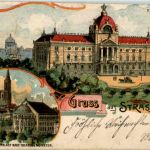 Gruss aus Strassburg - Litho