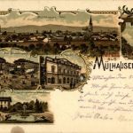 Gruss aus Mülhausen - Litho
