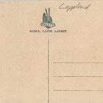 Lappland - Kind mit Hund - Sign. Tilgmann