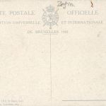 Bruxelles - Exposition de Bruxelles 1910