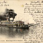 Lichtkarte - St. Louis Mississippi River Steamer
