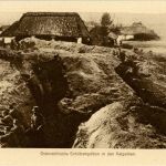 Österreichische Schützengräben in den Karpathen