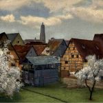 Nördlingen - Blick von der Stadtmauer