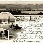 Gruss aus Lindau - Litho 1895