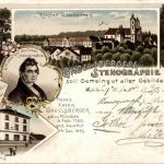 Ottobeuren - Gabelsberger Stenographie - Litho