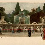 München - Wittelsbach Brunnen - Künstlerkarte Kley