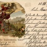 Nürnberg - Deutsches Bundesschiessen 1897 - Litho