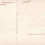 Rothenburg o. T. - Künstlerkarte J. Frank