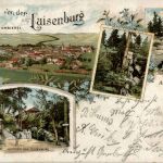 Wunsiedel - Gruss von der Luisenburg - Litho