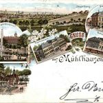 Gruss aus Mühlhausen - Litho