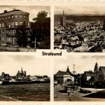 Stralsund -diverse Ansichten von Sehenswürdigkeiten