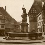 Nordhausen - Neptun-Brunnen a.d.Kornmarkt
