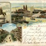 Gruss aus Magdeburg - Litho