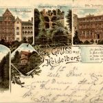 Gruss aus Heidelberg - Litho