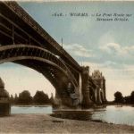 Worms - Le Pont Route sur le Rhin