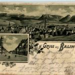 Gruss aus Balingen - Litho