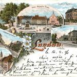 Gruss aus Landau - Litho