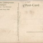 Stuttgart - Schwäbische Liedergruppe - American tour 1922