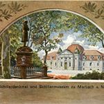 Marbach am Neckar - Schillerdenkmal und Schillermuseum