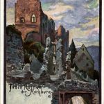 Ruine Hochburg - Künstlerkarte C. Biese