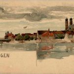 Säckingen - Künstlerkarte F Voellmy - Litho