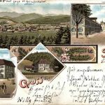Gruss aus Steinen - Litho
