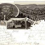 Gruss aus Wildemann - Litho 1897