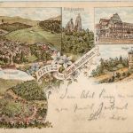 Grussvom Iberger Aussichtsturm Wildemann - Litho