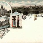 Gruss aus Bückeburg - Litho