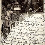 Gruss aus Hannover - Litho 1896