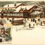 Gruss aus Monning - Litho