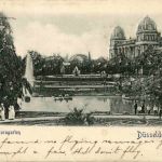 Düsseldorf - Floragarten - Prägekarte