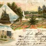 Gruss aus Düsseldorf - Litho