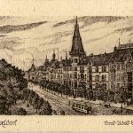 Düsseldorf - Graf Adolfstrasse - Künstlerkarte Rudi Müllers