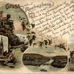 Bingen - Gruss vom Rochusberg - Litho
