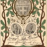 Zur Erinnerung an des Besuch des Königs von Italien - Wilhelm II
