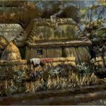 Von der deutschen Südarmee - Galizisches Bauernhaus